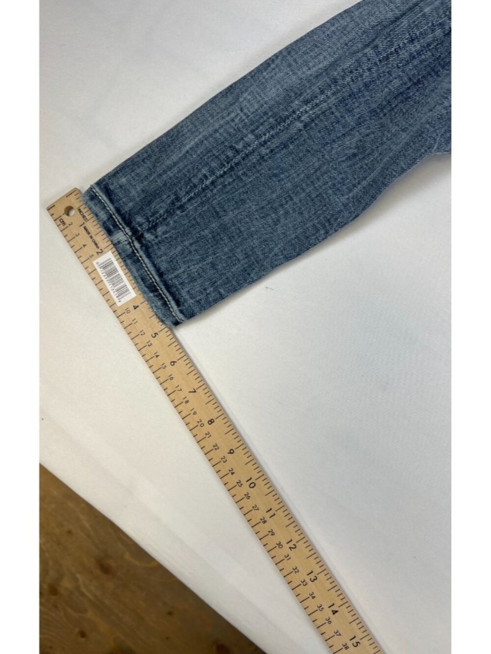 Miss Me Women 26 29 Inseam Ankle Skinny Blue Denim Distressed Embellished Pocket - Picture 10 of 11